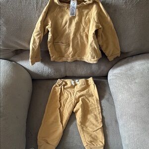 Gerber matching brown sweat suit